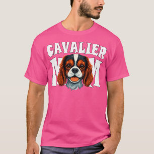 Cavalier King Charles Spaniel Face Cute toon Puppy T-Shirt