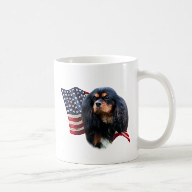 Cavalier King Charles Spaniel Flag Coffee Mug (Right)