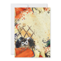 Cavalier King Charles Spaniel Flat Thank You Card