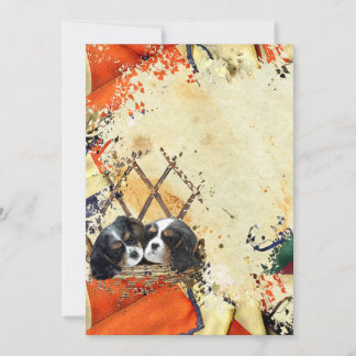 Cavalier King Charles Spaniel Flat Thank You Card