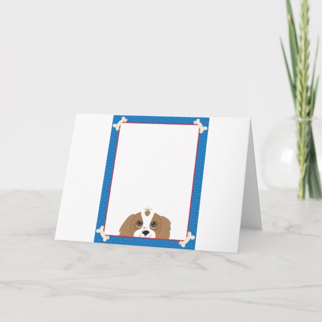 Cavalier King Charles Spaniel Frame Card (Front)