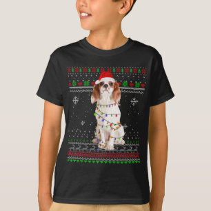 Cavalier King Charles Spaniel Funny Christmas Paja T-Shirt