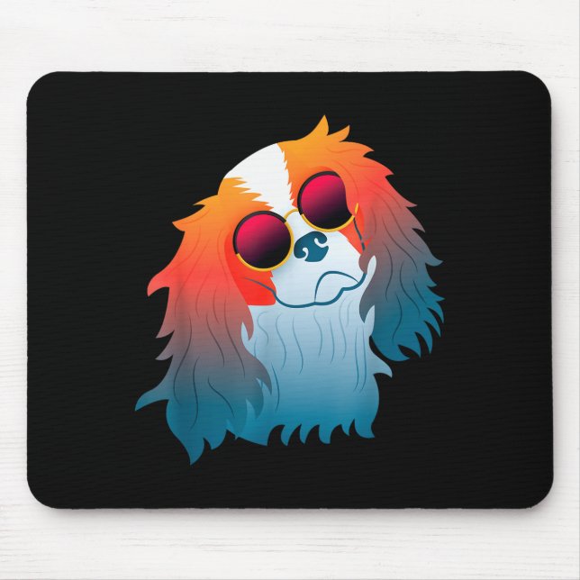 Cavalier King Charles Spaniel Funny Gift Dog Mom D Mouse Mat (Front)