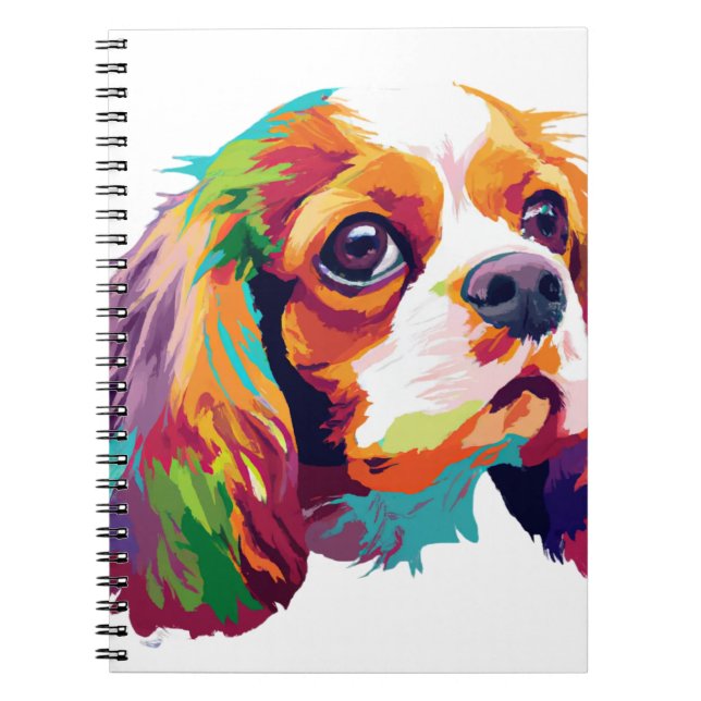 Cavalier King Charles Spaniel Gift Notebook (Front)
