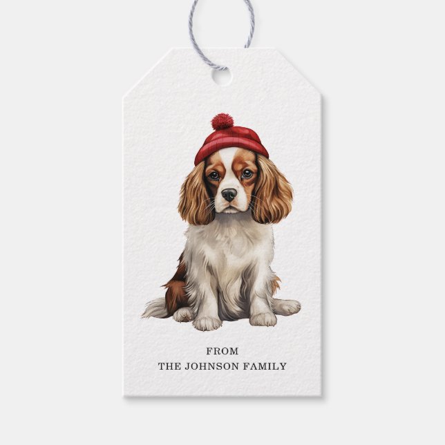 Cavalier King Charles Spaniel Gift Tags (Front)