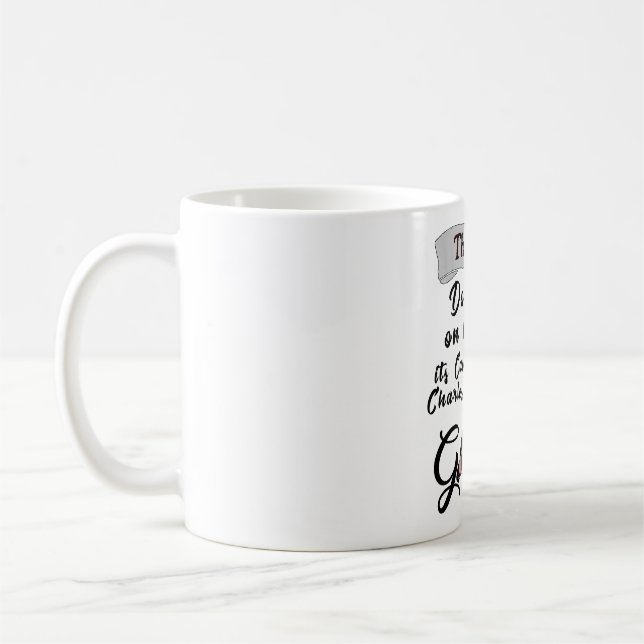 Cavalier King Charles Spaniel Glitter Women Men Te Coffee Mug (Left)