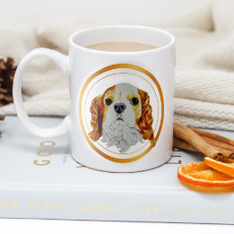 Cavalier King Charles Spaniel Gold Coffee Mug