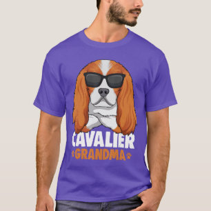 Cavalier King Charles Spaniel Grandma Dog gift gif T-Shirt