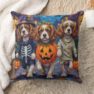 Cavalier King Charles Spaniel Halloween Costumes Cushion