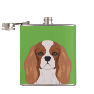 Cavalier King Charles Spaniel Hip Flask