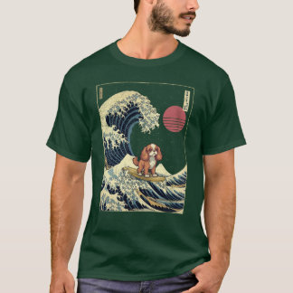 Cavalier King Charles Spaniel Kanagawa Japanese Su T-Shirt