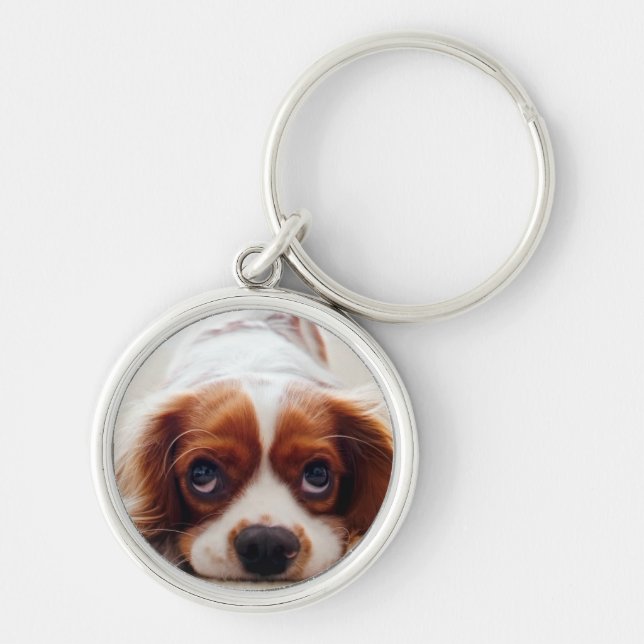 Cavalier King Charles Spaniel Key Ring (Front)