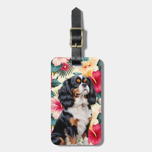 Cavalier King Charles Spaniel Luggage Tags (Front Vertical)