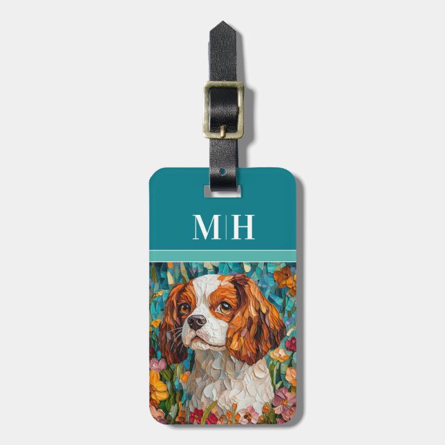 Cavalier King Charles Spaniel Luggage Tags (Front Vertical)
