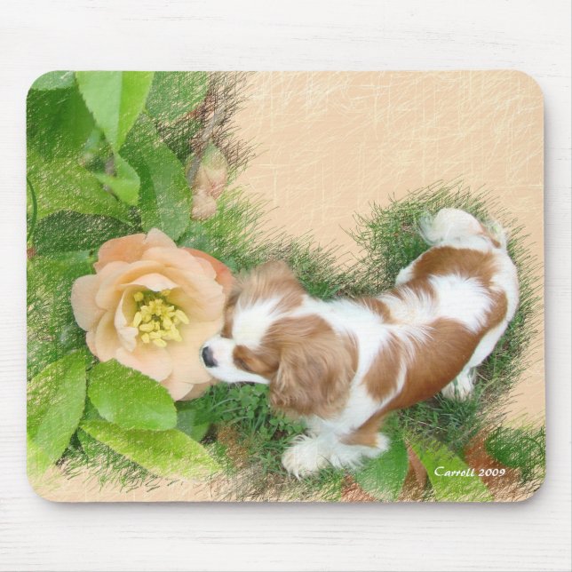 Cavalier King Charles Spaniel Mouse Mat (Front)