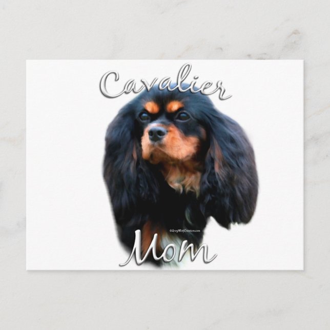 Cavalier King Charles Spaniel Mum 2 Postcard (Front)