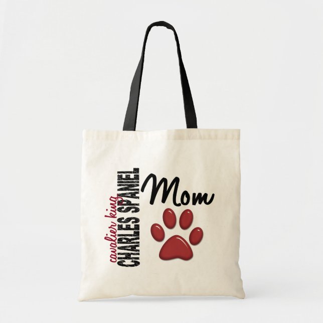 Cavalier King Charles Spaniel Mum 2 Tote Bag (Front)
