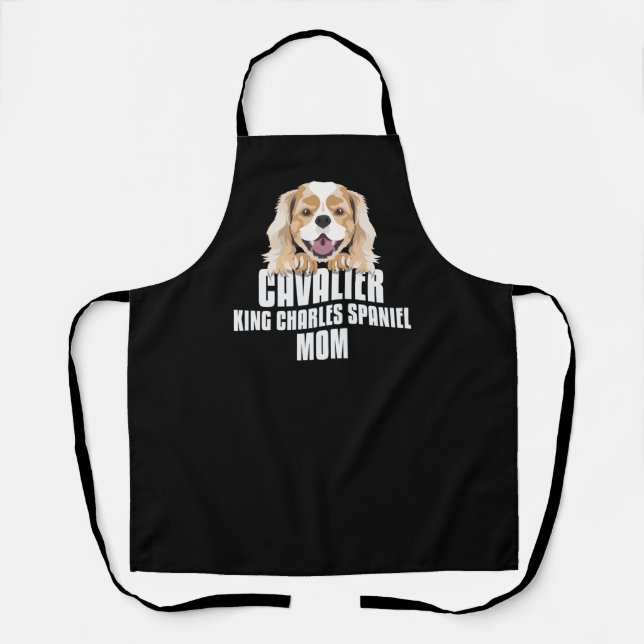 Cavalier King Charles Spaniel Mum, Dog Mum Apron (Front)