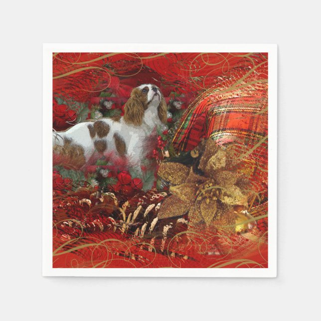 Cavalier King Charles Spaniel Napkin (Front)