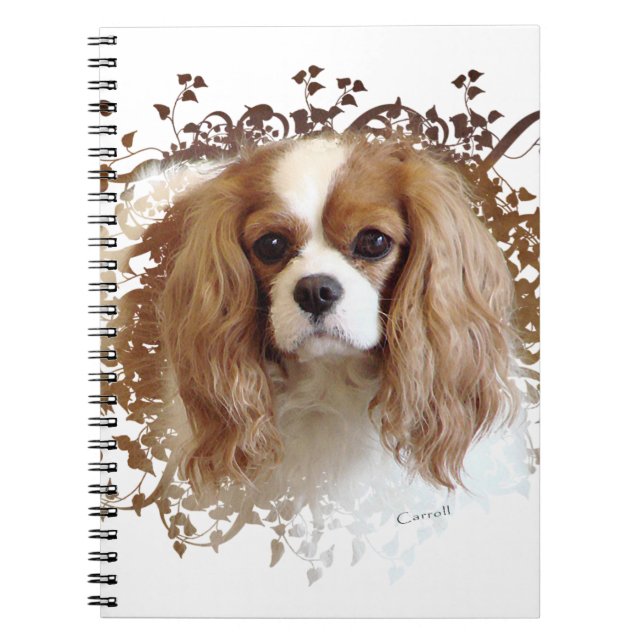 Cavalier King Charles Spaniel Notebook (Front)