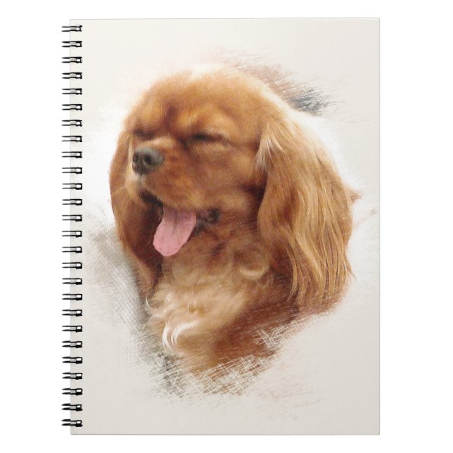 Cavalier King Charles Spaniel Notebook (Front)