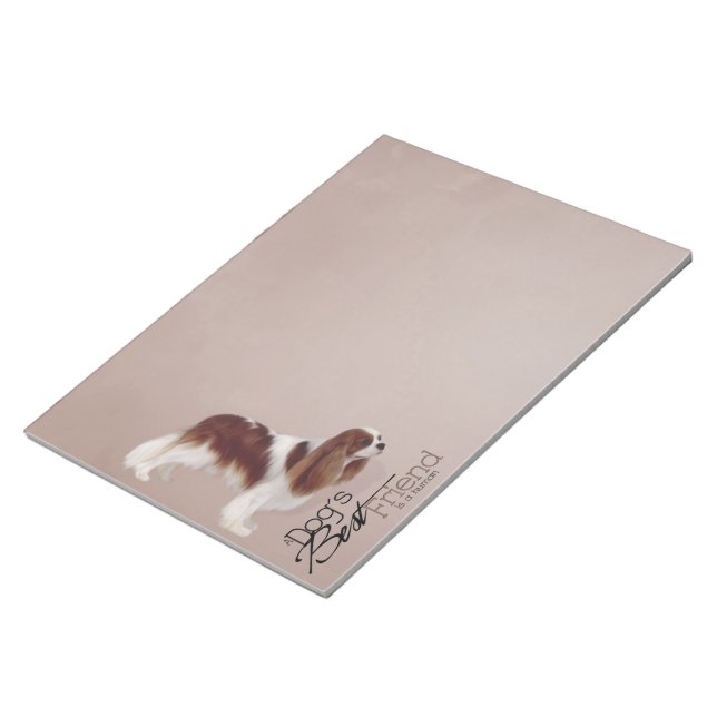 Cavalier King Charles Spaniel Notepad (Angled)