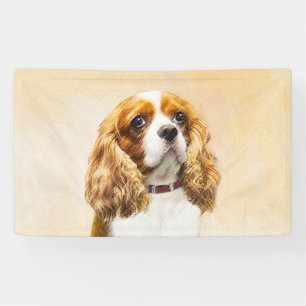 Cavalier King Charles Spaniel Original Painting Banner