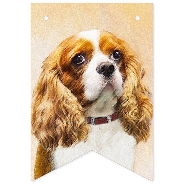 Cavalier King Charles Spaniel Original Painting Bunting (First Flag)