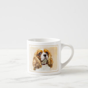 Cavalier King Charles Spaniel Original Painting Espresso Cup