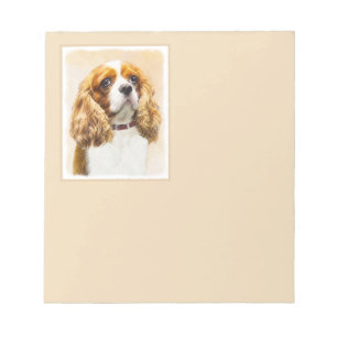 Cavalier King Charles Spaniel Original Painting Notepad