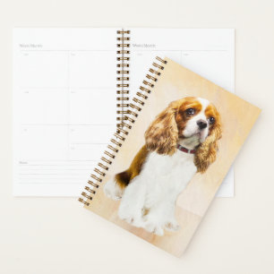 Cavalier King Charles Spaniel Original Painting Planner