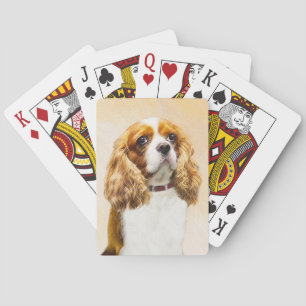 Cavalier King Charles Spaniel Original Painting Playing Cards