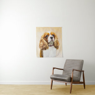 Cavalier King Charles Spaniel Original Painting Tapestry