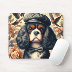 Cavalier King Charles Spaniel Painting Mouse Mat