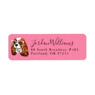 Cavalier King Charles Spaniel Portrait   Add Name