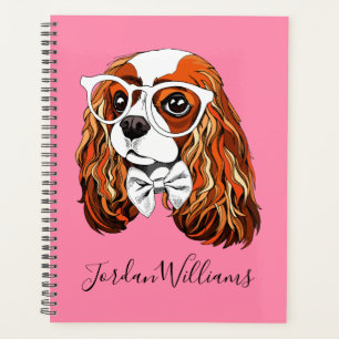 Cavalier King Charles Spaniel Portrait   Add Name Planner