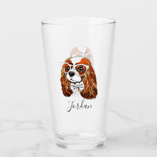 Cavalier King Charles Spaniel Portrait   Add Your  Glass