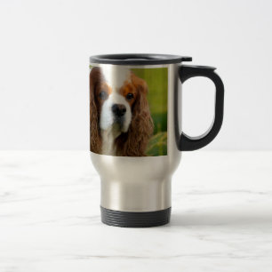 Cavalier King Charles Spaniel Portrait Travel Mug