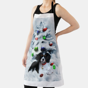 Cavalier King Charles Spaniel Puppy Christmas Apron