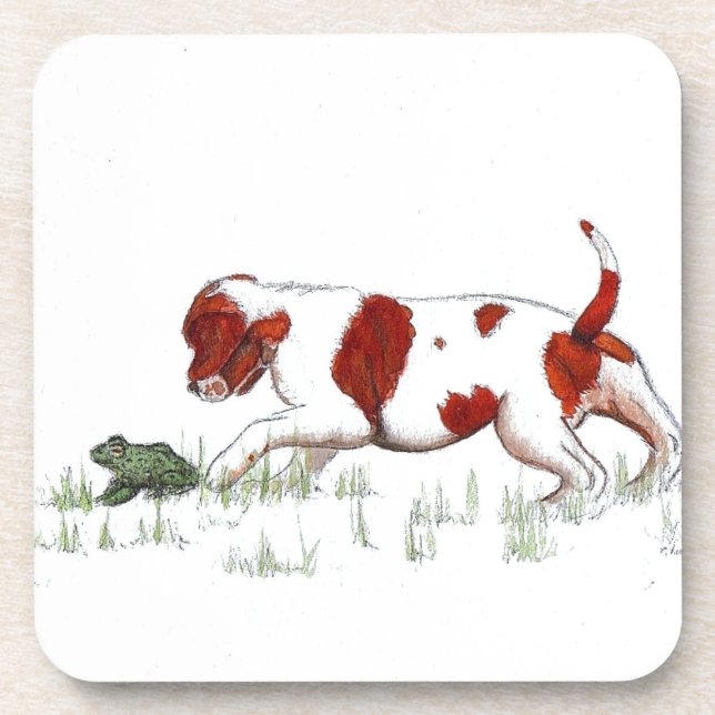 Cavalier King Charles Spaniel  puppy CKC Coaster (Front)