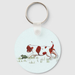 Cavalier King Charles Spaniel puppy CKC Key Ring