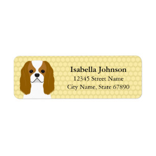 Cavalier King Charles Spaniel Return Address Label