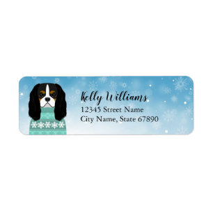 Cavalier King Charles Spaniel Return Address Label