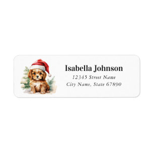 Cavalier King Charles Spaniel Return Address Label
