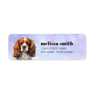 Cavalier King Charles Spaniel Return Address Label