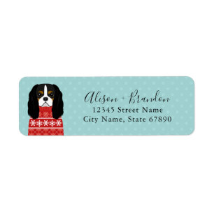 Cavalier King Charles Spaniel Return Address Label