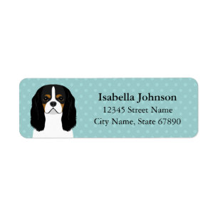 Cavalier King Charles Spaniel Return Address Label