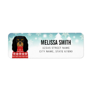 Cavalier King Charles Spaniel Return Address Label