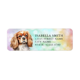 Cavalier King Charles Spaniel Return Address Label