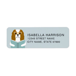 Cavalier King Charles Spaniel Return Address Label